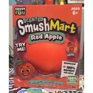 Smush Mart SCENTED RED APPLE Squishy Five Below JUMBO VIRAL  6” RMS Crazy Fun 🍎
